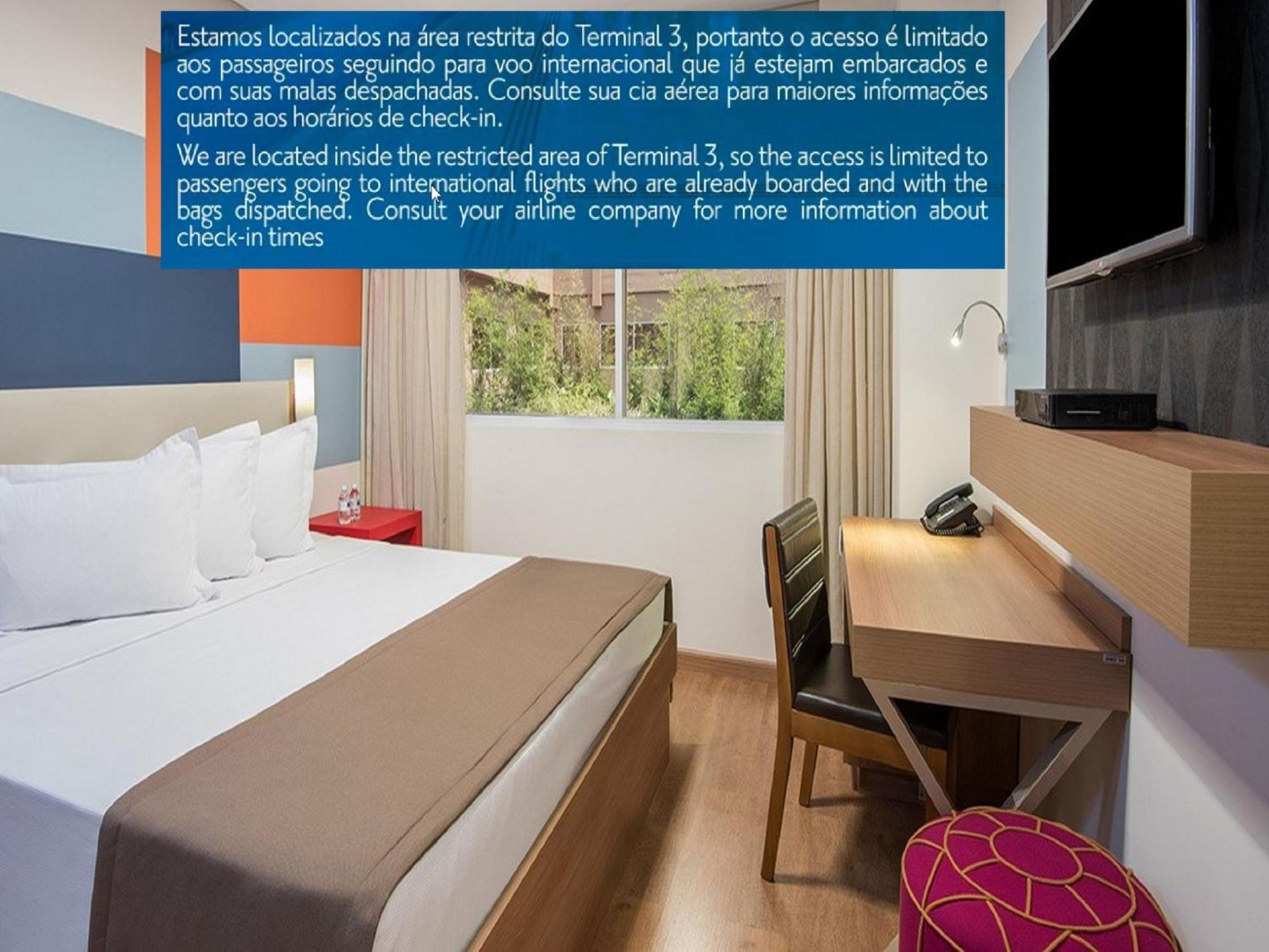 Tryp By Wyndham Sao Paulo Airport - Hotel De Transito Terminal 3 -Lado Ar - Area Restrita A Passageiros Ja Embarcados - Piso 1 Guarulhos Kültér fotó