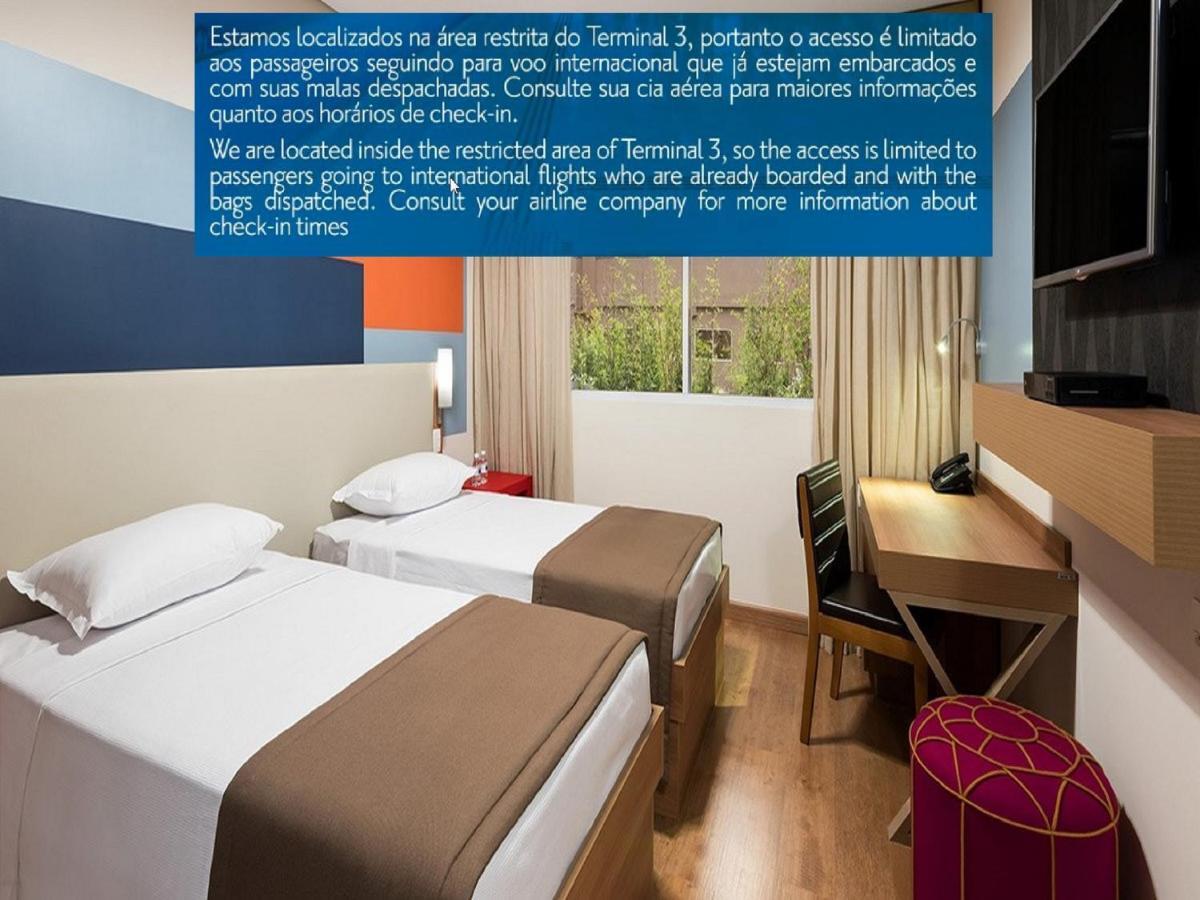 Tryp By Wyndham Sao Paulo Airport - Hotel De Transito Terminal 3 -Lado Ar - Area Restrita A Passageiros Ja Embarcados - Piso 1 Guarulhos Kültér fotó