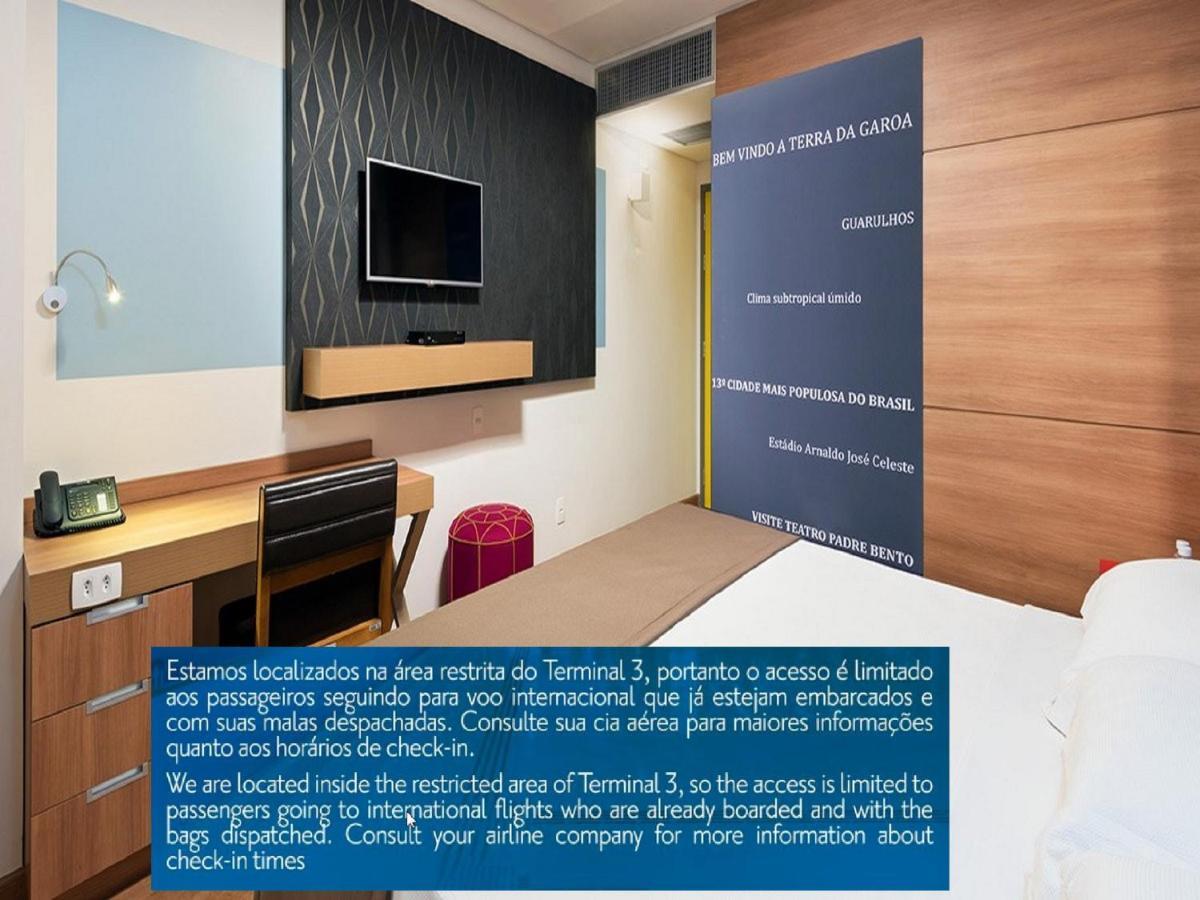 Tryp By Wyndham Sao Paulo Airport - Hotel De Transito Terminal 3 -Lado Ar - Area Restrita A Passageiros Ja Embarcados - Piso 1 Guarulhos Kültér fotó