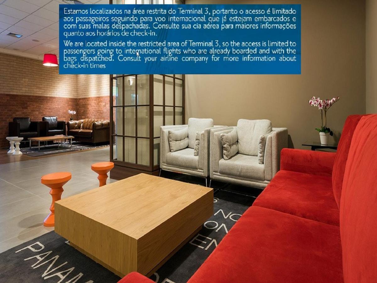 Tryp By Wyndham Sao Paulo Airport - Hotel De Transito Terminal 3 -Lado Ar - Area Restrita A Passageiros Ja Embarcados - Piso 1 Guarulhos Kültér fotó