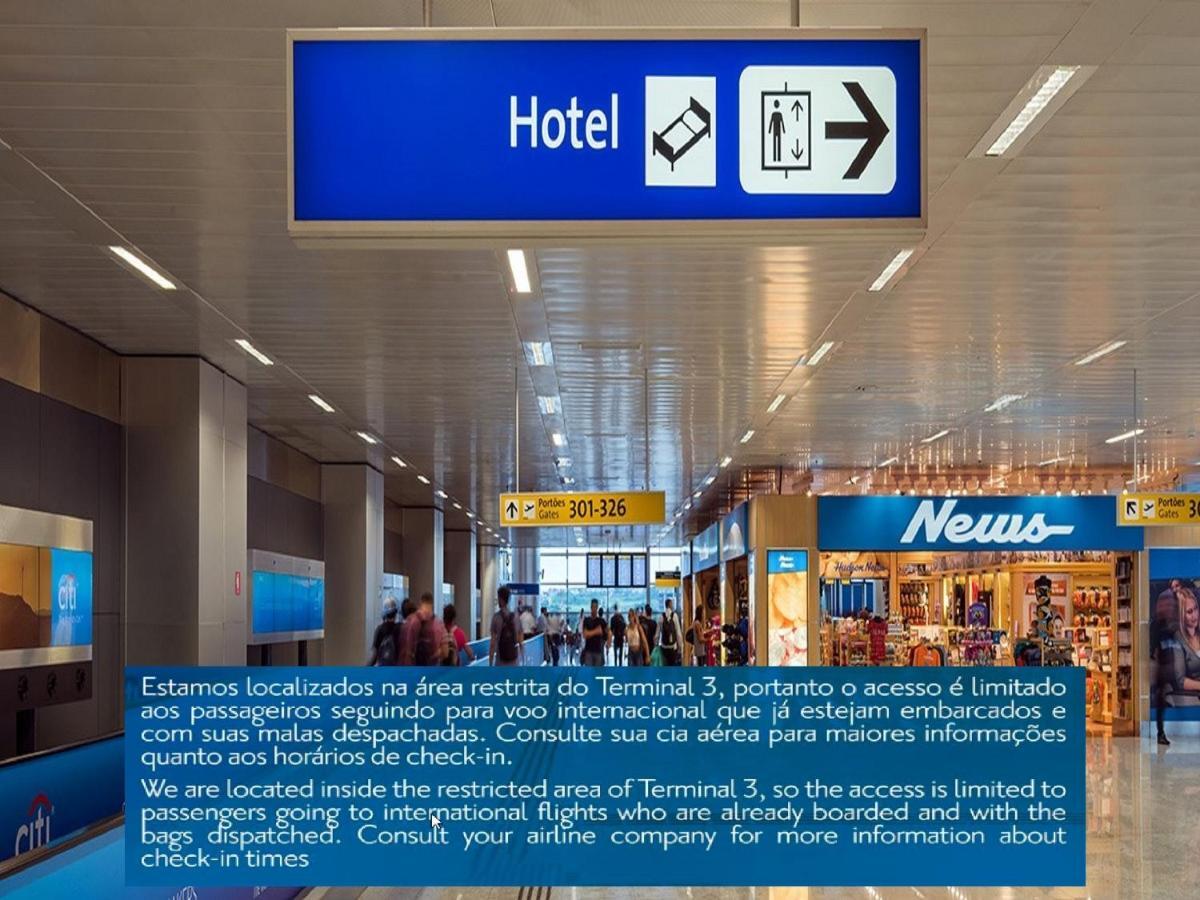 Tryp By Wyndham Sao Paulo Airport - Hotel De Transito Terminal 3 -Lado Ar - Area Restrita A Passageiros Ja Embarcados - Piso 1 Guarulhos Kültér fotó
